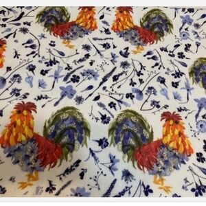 Rooster Chicken Fabric 36” by 62” mypetalpress Custom